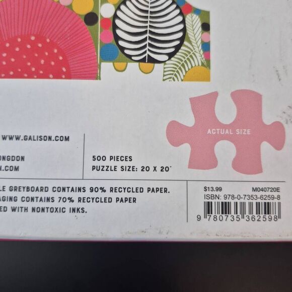 Galison Eyes in the Garden 500 pc Jigsaw Puzzle - Picture 9 of 11